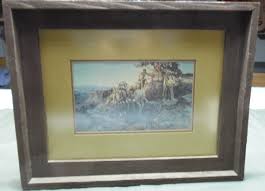 Watching for Wagons by Charles M Russell Western Framed Art ...