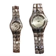 Vintage | Accessories | Crystal Armitron Mens And Ladies Watche Set Silvertone 9s Stainless | Poshmark