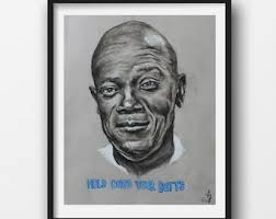 Samuel L Jackson Jurassic Park Art Print: Hold Onto Your Butts - Etsy