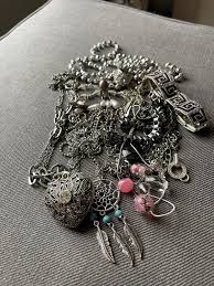 This is a 1/2 Pound Lot of Broken and Not, Vintage and Newer Craft Jewelry. the Majority of These Are Portable or for Crafts, Silver Tones - Etsy
