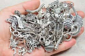 50 PCS/100 PCS Bulk Assorted Antique Silver Metal Charms, Jewelry Alloy Charm Pendant Collections DIY Supply - Etsy