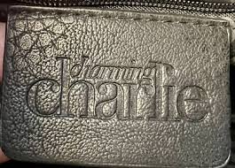 Charming Charlie Leather Handbag/Purse Blue White w 2 ...