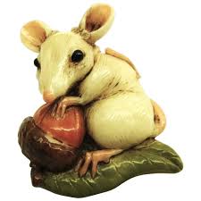 Whimsical Signed Ralph Massey Mouse With Acorn Composit Pin ...