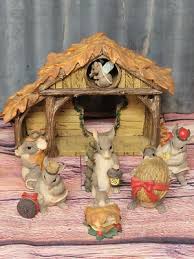 Vintage Silvestri Charming Tales Mouse Nativity Set | eBay