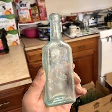 2 Diff Variant Chas H Fletcher's Castoria Boston MA Medicine Bottles Aqua Nice | eBay