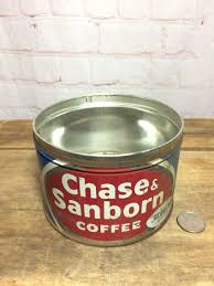 Antique Chase & Sanborn Coffee Can | Boardwalk Vintage