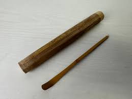 Y9286 CHASHAKU Bamboo scoop spoon engraving Japan Tea ...