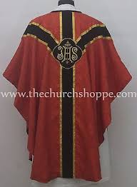 RED with BLACK clergy Gothic vestment & mass & stole set,Gothic chasuble,casula | eBay