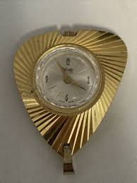 Swiss Made Vanity DeLuxe Vintage Mechanical Wind Up Necklace ...