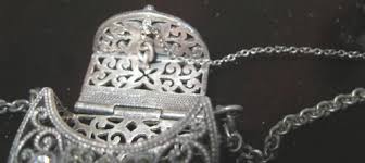 Vintage Silver and Marcasite Mini Purse Watch Pendant ...