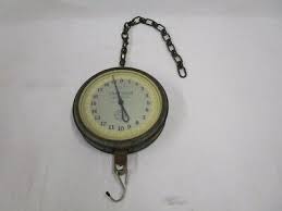 Chatillon 40lb Hanging Weight Scale Vintage w/ Chain | eBay