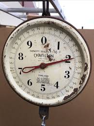 Vintage Chatillon New York Hanging “Fruits & 20 LBs Scale ...