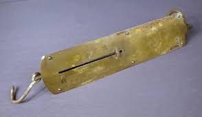 Penn Scale Mfg Co. Brass Hanging Scale, Serial V-10 - 80 Lb ...