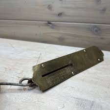 SCALE HANGING Brass Vintage Made in New York - Etsy