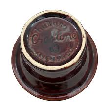 1960's Hull U.S.A. Brown Drip Glaze Pottery Crestone Carafe ...