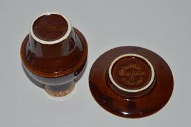Hull Pottery Brown Drip Tea Set, Hull Crestine Pottery ...