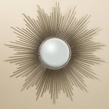 Global Views Sunburst Mirror - Nickel | Interior HomeScapes