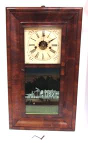Antique E.N. Welch Ogee Weights Driven Clock 8-Day, Time ...