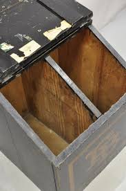 Antique English Regency Wooden Painted Slope Top Storage ...