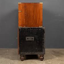 19th Century Victorian Mahogany & Brass Campaign Dresser ...