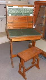 Lewis E. Myers & Company Oak Child's Desk Unit
