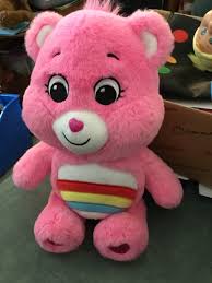 14” Pink Care Bears Rainbow Cheer Bear | eBay