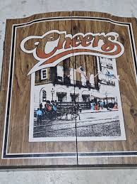Vintage Cheers Dartboard Cabinet and Board 1989 Bar Mancave ...