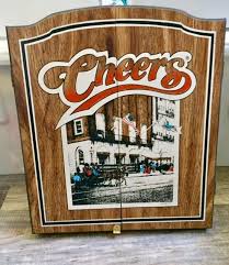 Vintage 1989 Dart Board Cabinet w/CHEERS TV SHOW Logo (No ...