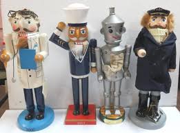 Sold at Auction: 4-Vintage Christmas/Character Nutcrackers 14"