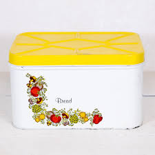 Vintage MCM Retro CHEINCO Metal Bread Box