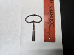 Early Antique Hand Forged Twisted Iron Clock Key - Etsy ...