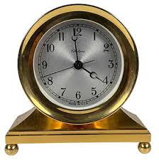 Wenmar Brass Port Hole Clock With Quartz Movement, 1