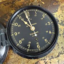 US Navy 1944 Seth Thomas Ship's Clock – The Major's Tailor