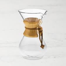 Chemex® Pour-Over Glass Coffee Maker with Wood Collar ...