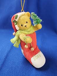 Cherished Teddies "2016 Ornament, Peeking Out To Say Merry ...