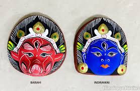 Paper Mache Mask Set of 13 Gods and Goddesses ...