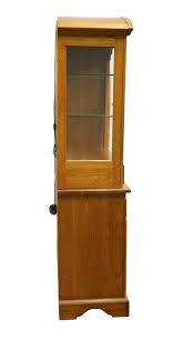 Kincaid Country Roads Collection 56" Illuminated Open Display China Cabinet 57-075 / 57-078 | Chairish