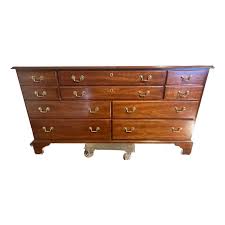 1990s Stickley Hudson Valley Collection Solid Cherry Triple ...