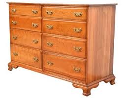 L. & J. G. Stickley Georgian Solid Cherry Wood Eight-drawer ...