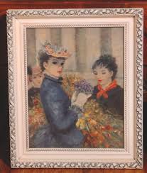 Pair of near mint Cherry Jeffe Huldah prints original frames ...