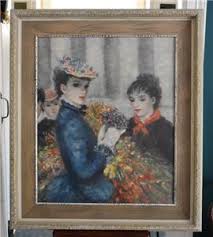 LOVELY CHERRY JAFFE HULDAH IMPRESSIONIST PRINT WOMAN IN ...