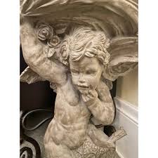Mid 20th Century French Cherub Putti Wall Bracket Shelf Sconce | Chairish