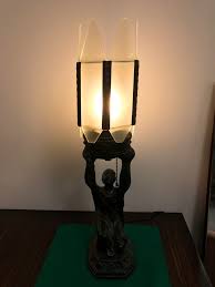 Female Art Deco Table Lamp Sculpture – 1 of a Kind NJ