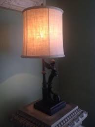 mid century Designer Cherub Lamp With Shade By Edward Alden Detroit Studios | #485688086