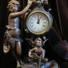 Bronze Mantle Clock - Etsy