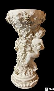 VINTAGE UNIVERSAL STATUARY CHICAGO 1967 CHERUB BIRD BATH OR ...