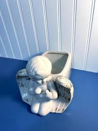 Vintage Ceramic Angel Planter ~ 8” (medium) - Etsy Canada