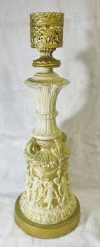 Antique Frolicking Putti Gilded Brass Sculptural Repousse Table Lamp Base - Etsy