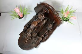 Rare Antique Wood Carved Wall Console Angel Lion Heads - Etsy Hong Kong
