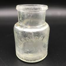 1880s CHESEBROUGH MANUFACTURING COMPANY VASELINE BOTTLE Hand Blown Tooled Lip - Cyber Dutchman